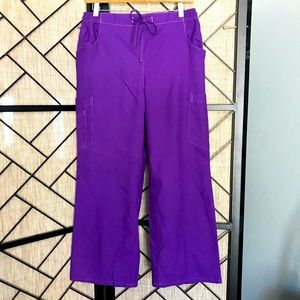 REINA UNIFORMS - SCRUB CROPPED PANTS WIDE LEG SIZE LARGE